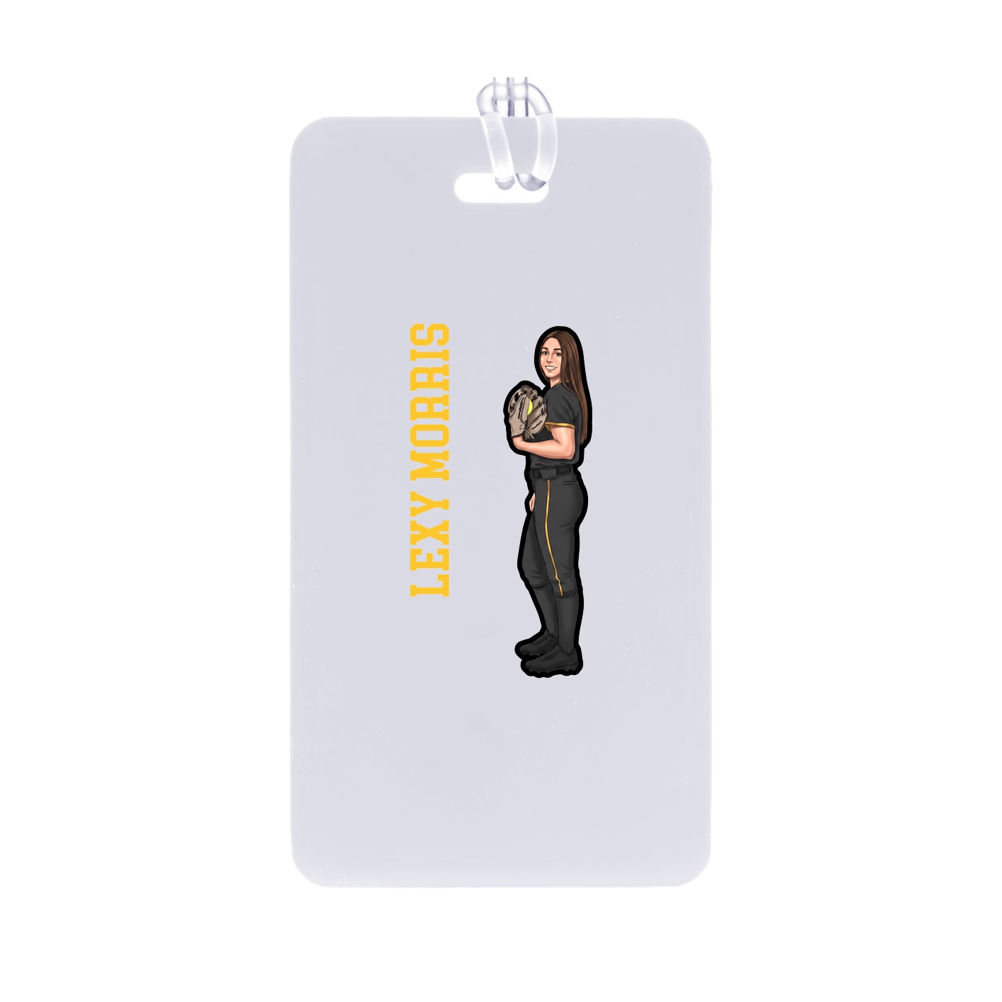 Bag Tag — Name Vertical in Classic