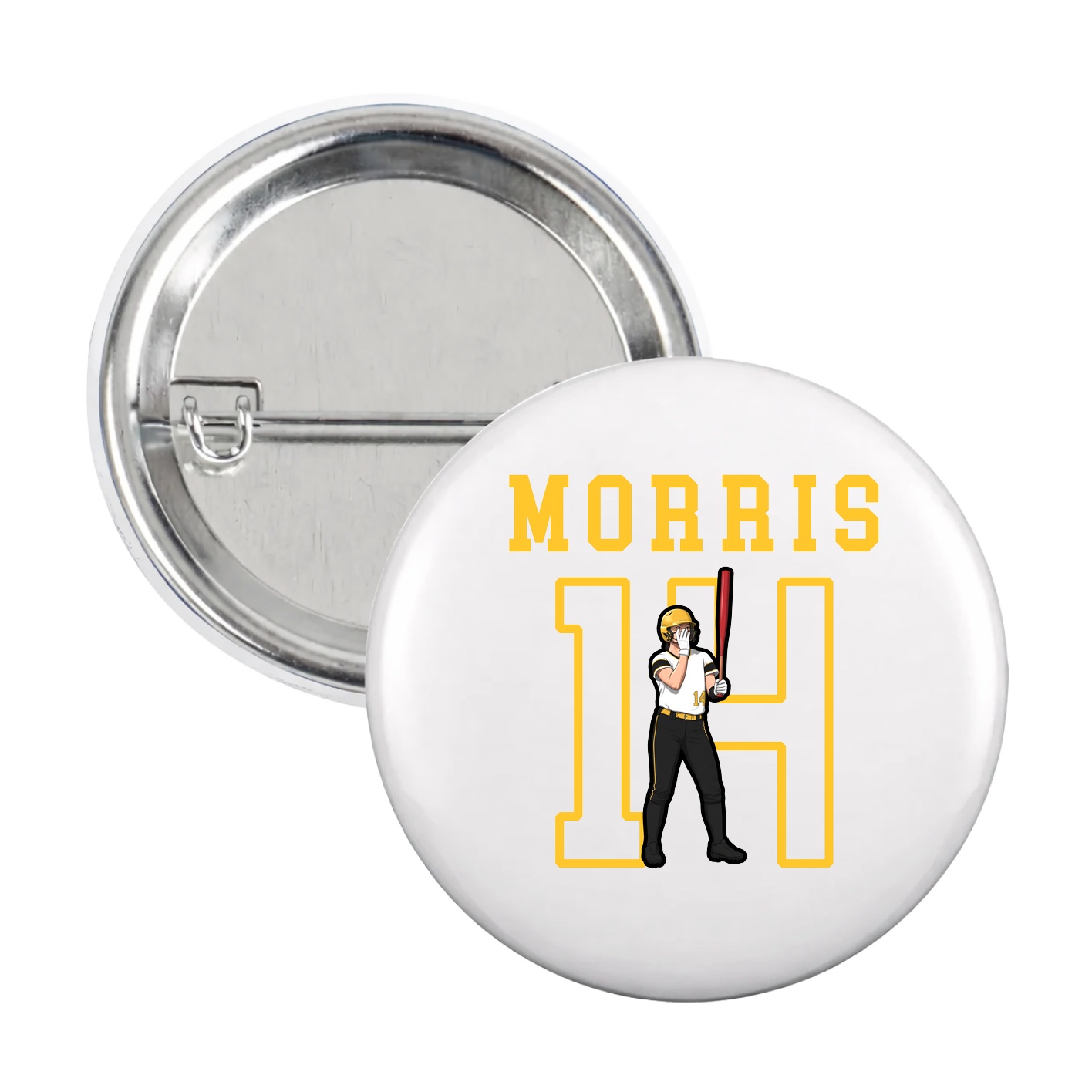 Game Day Button — Shirsey in White