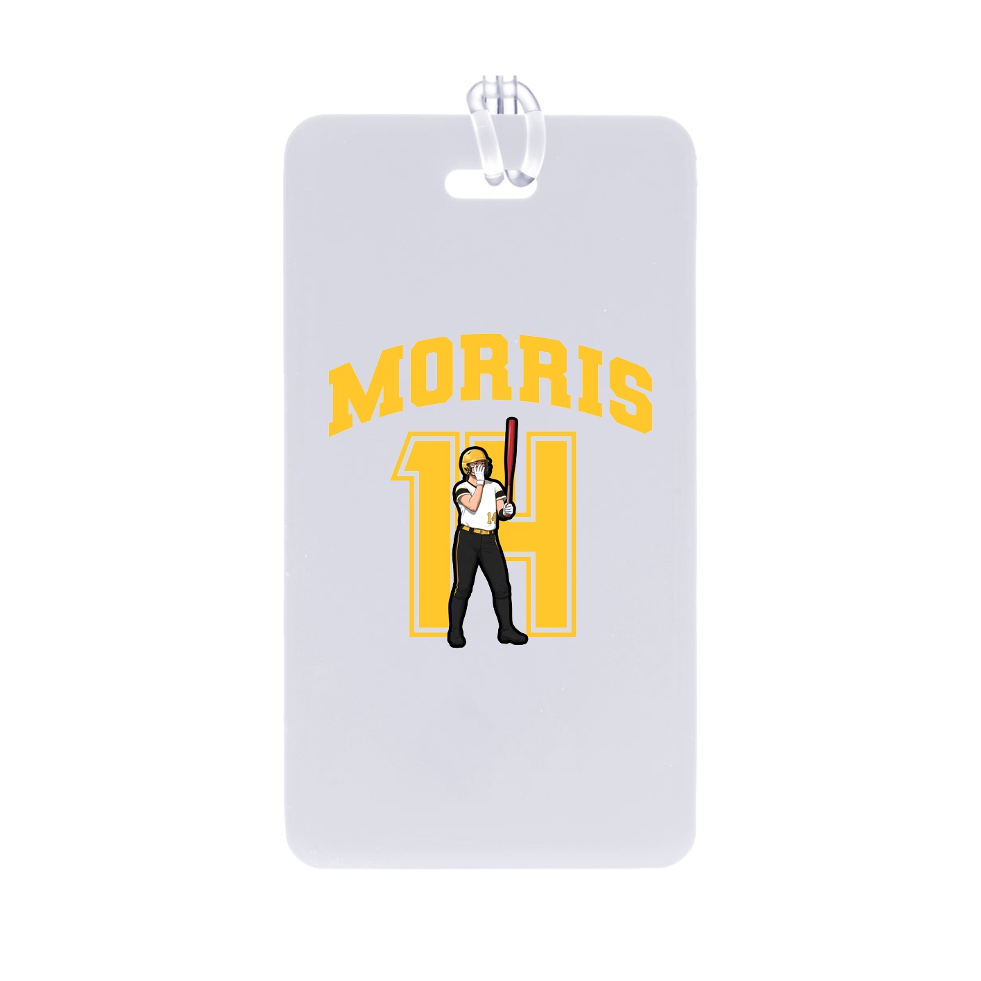 Bag Tag — Number in Classic