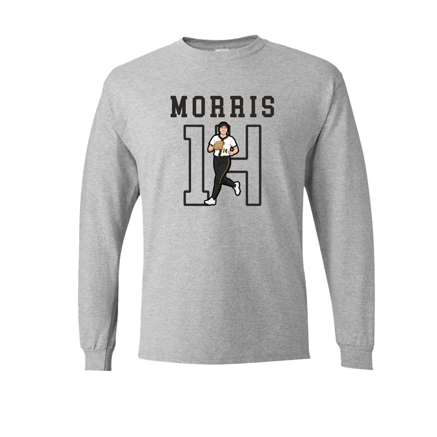 Long Sleeve Tee — Shirsey in Grey