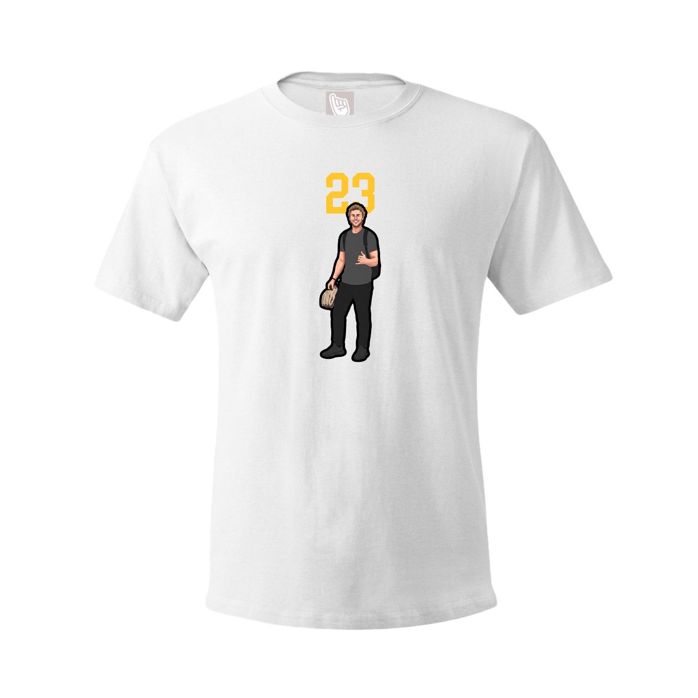 Tee — Number Top in White