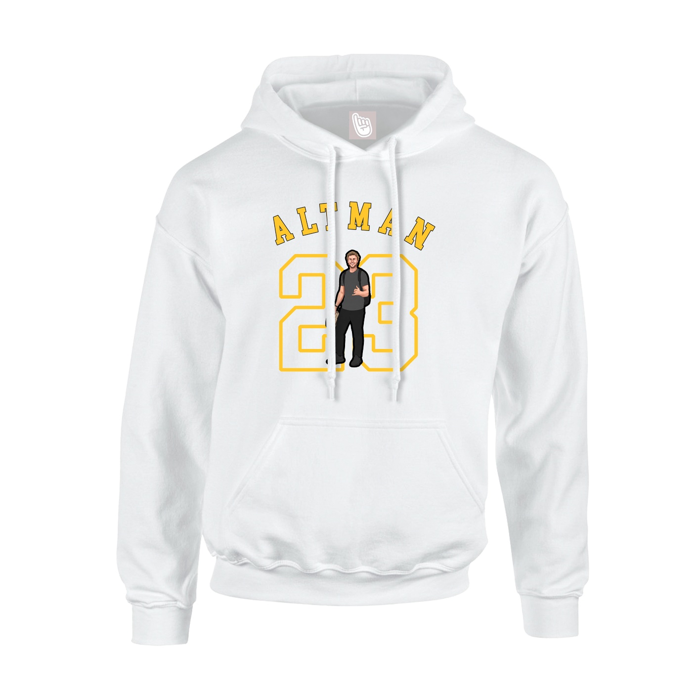 Hoodie — Shirsey Arch in White