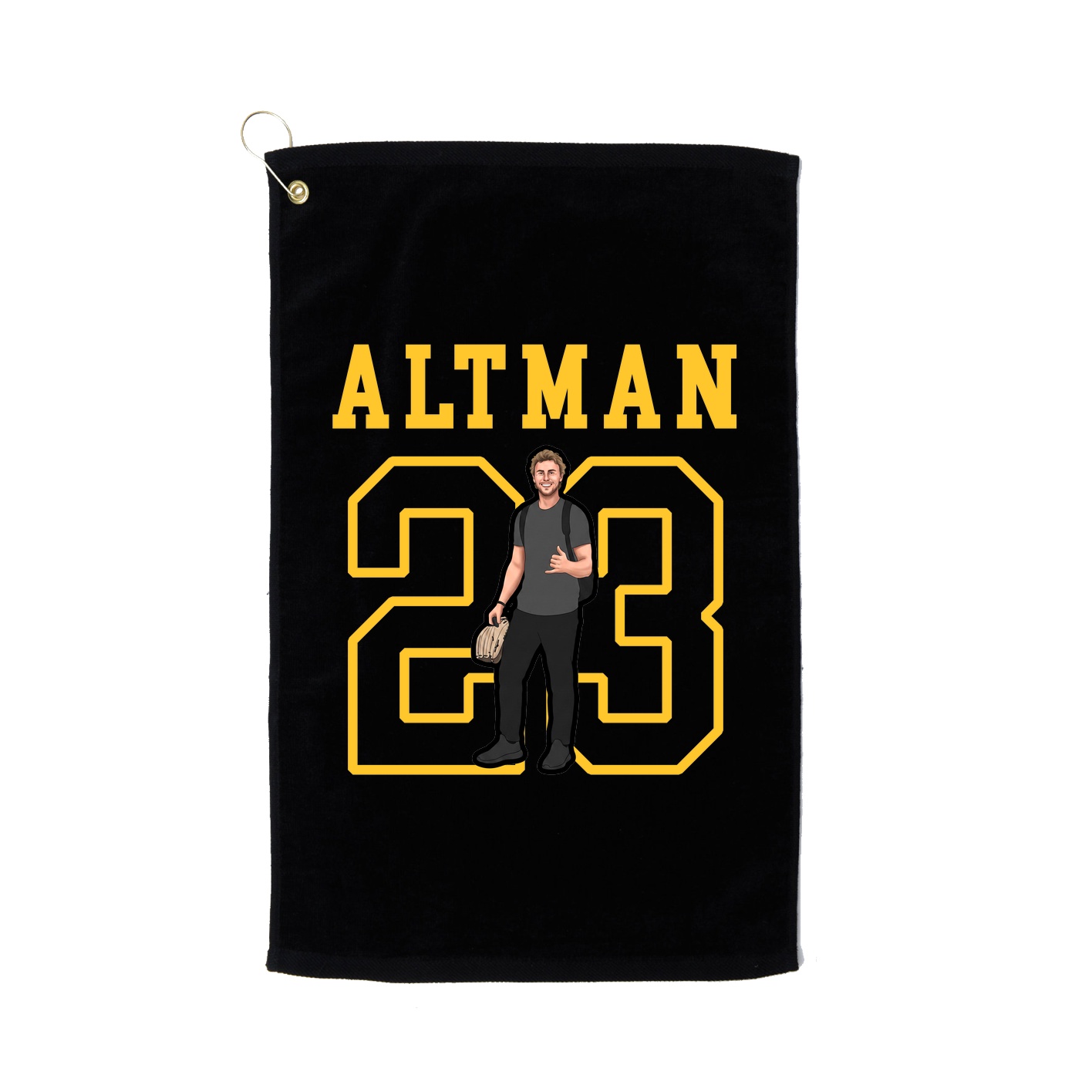 Golf Towel — Shirsey in Black