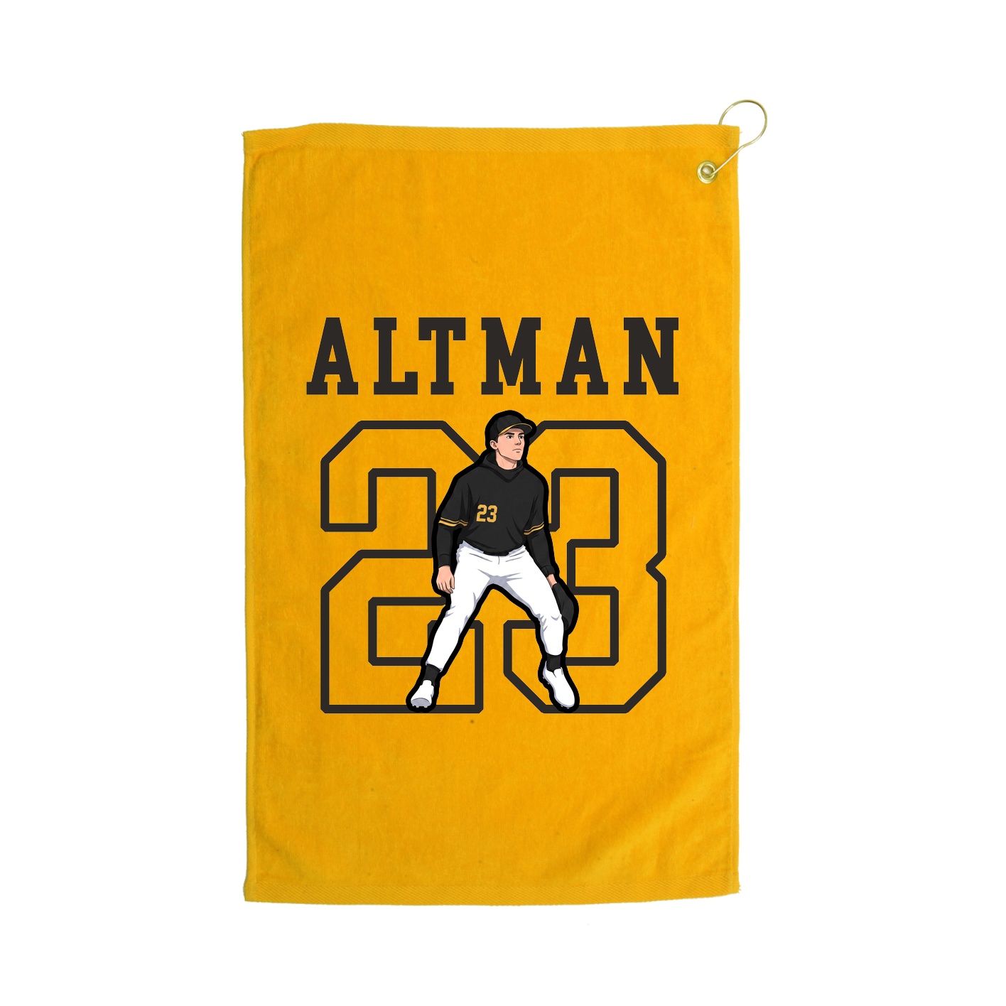 Golf Towel — Shirsey in Gold