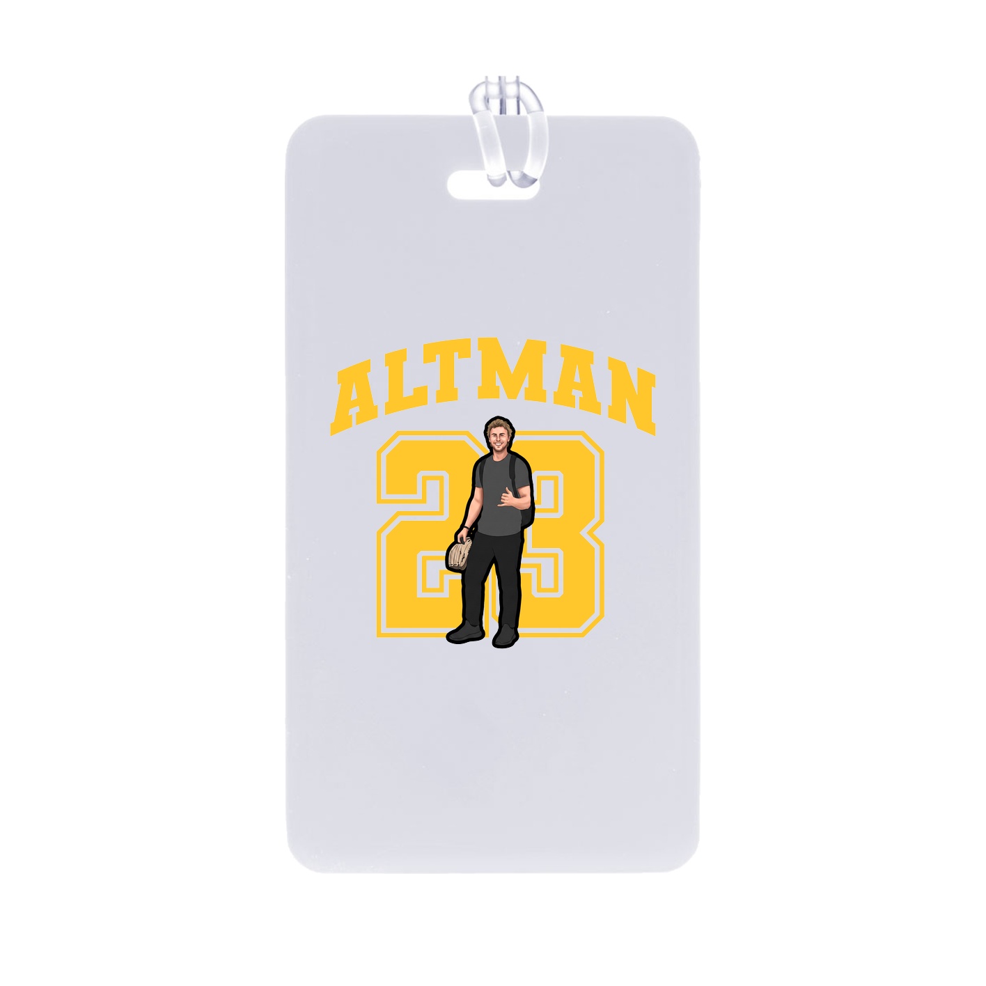 Bag Tag — Number in Classic