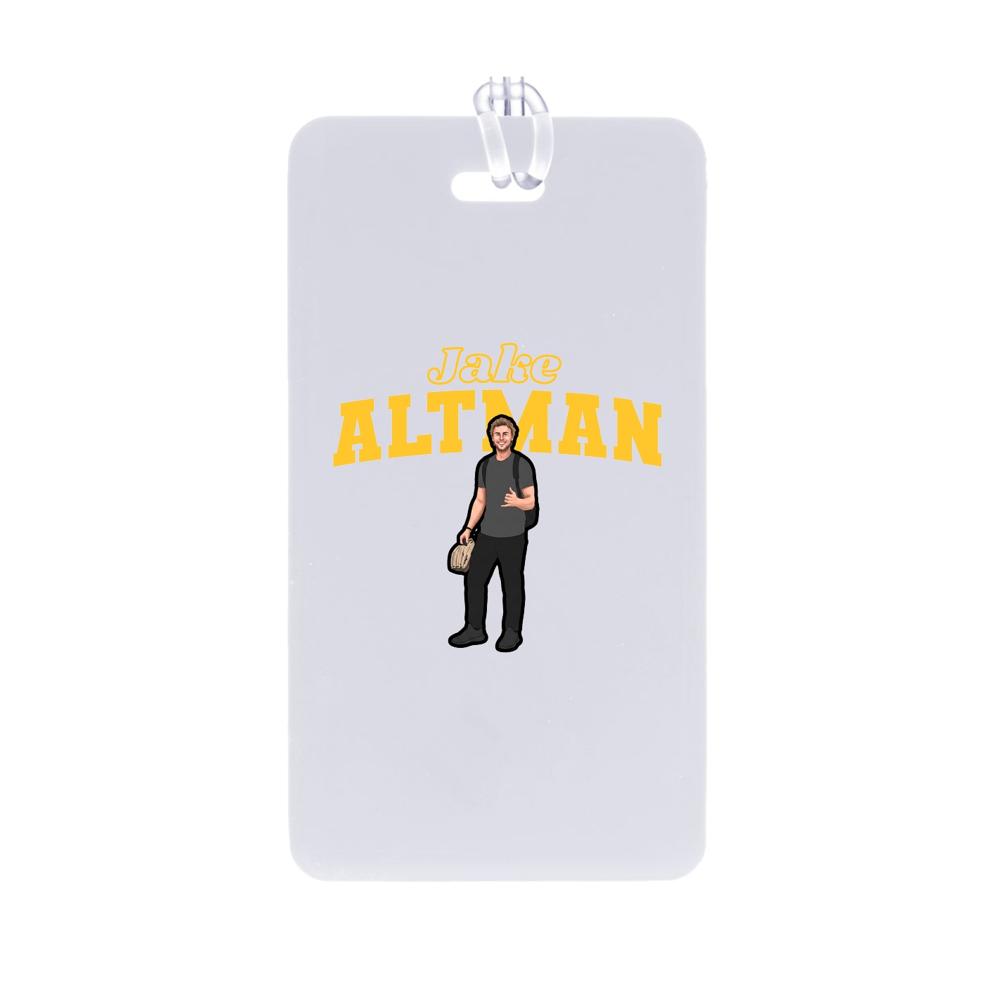 Bag Tag — Name Arch in Classic