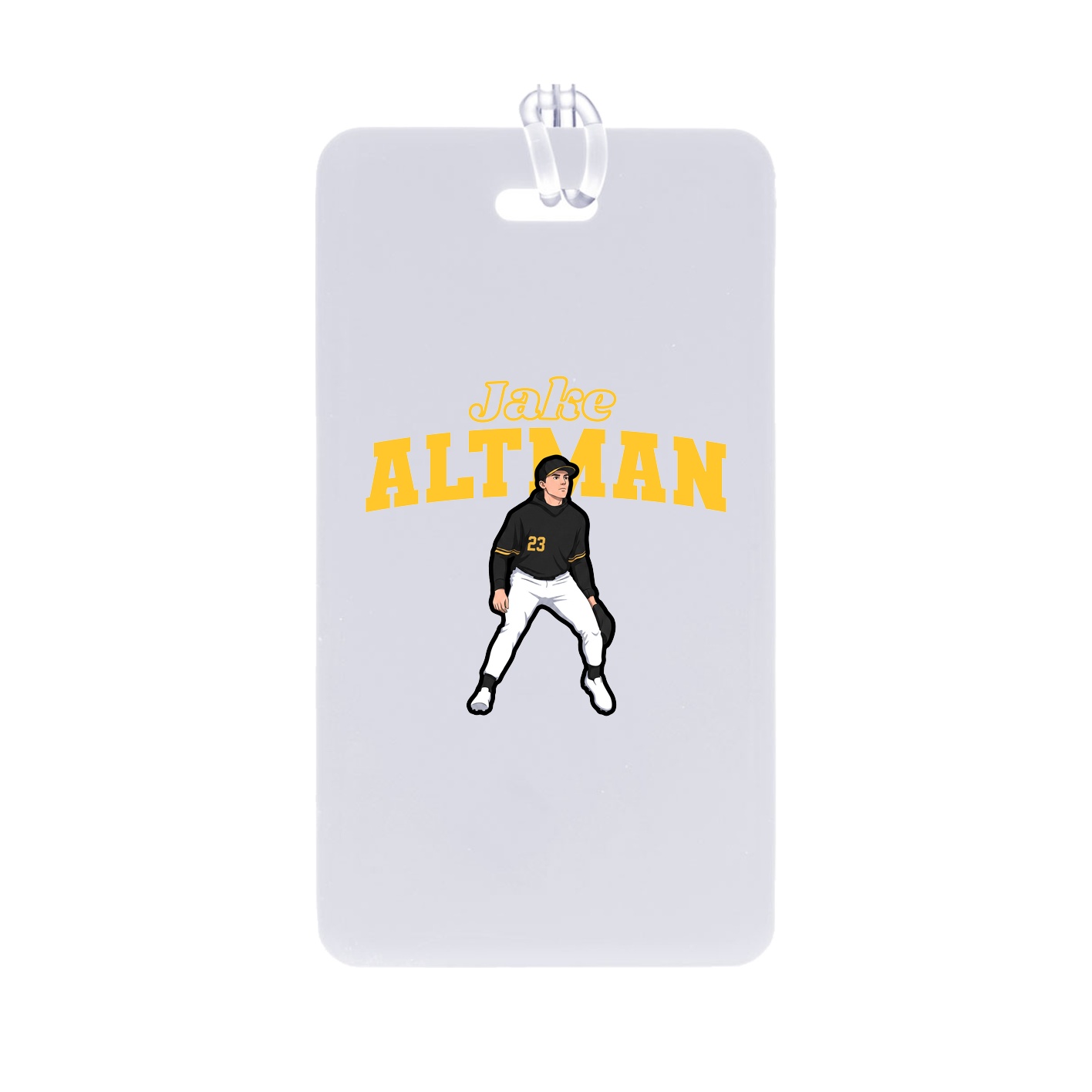 Bag Tag — Name Arch in Classic