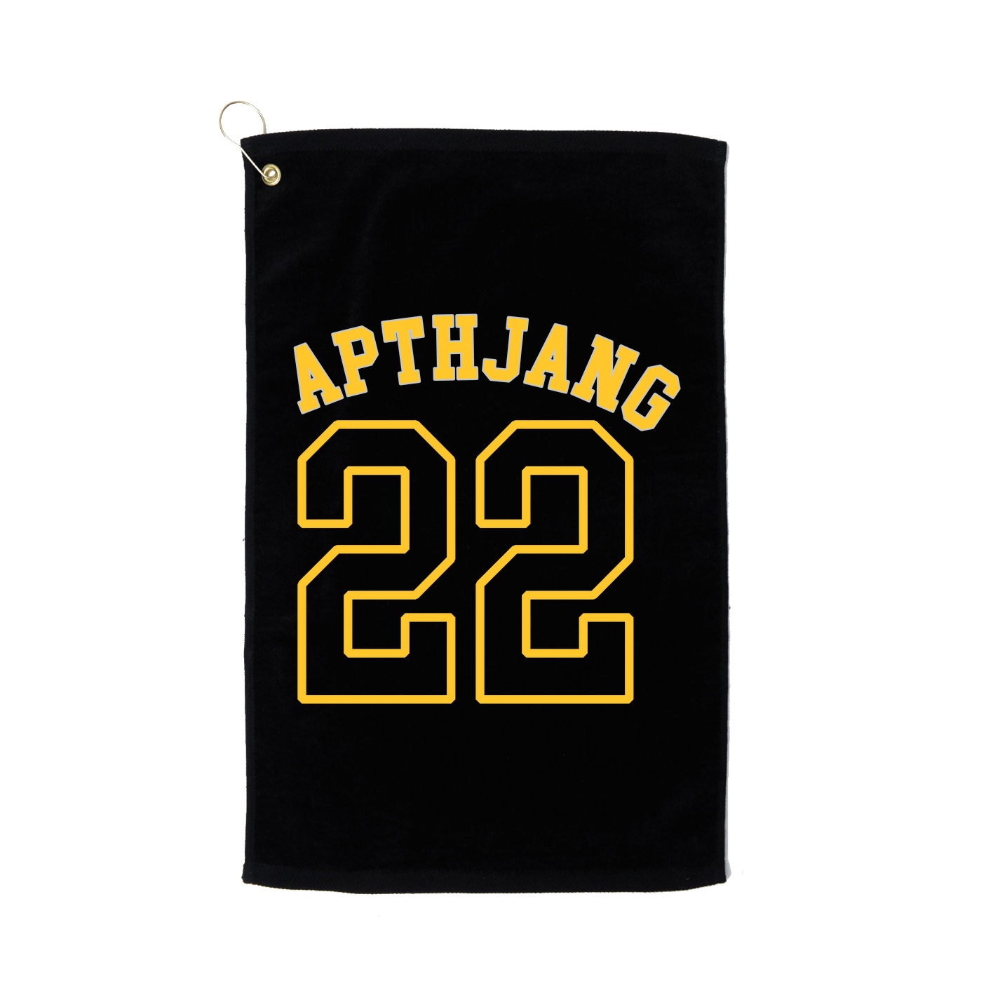 Golf Towel — Shirsey Arch in Black