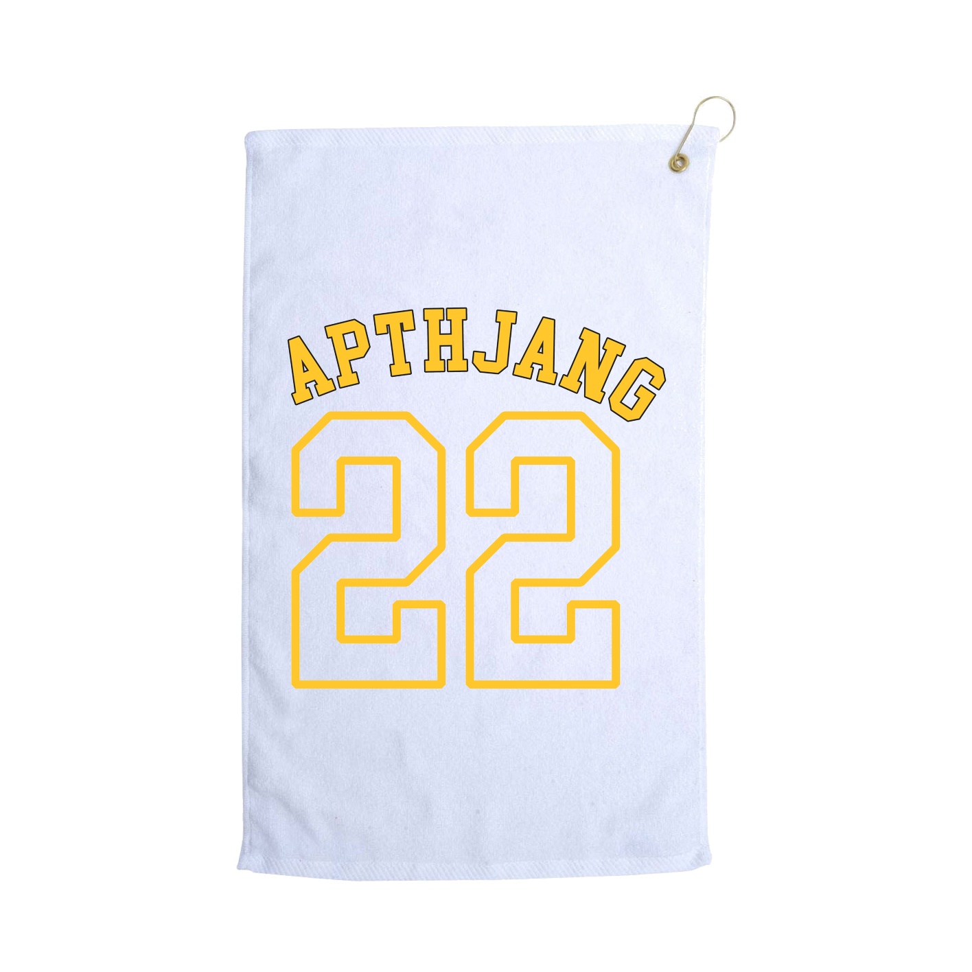 Golf Towel — Shirsey Arch in White