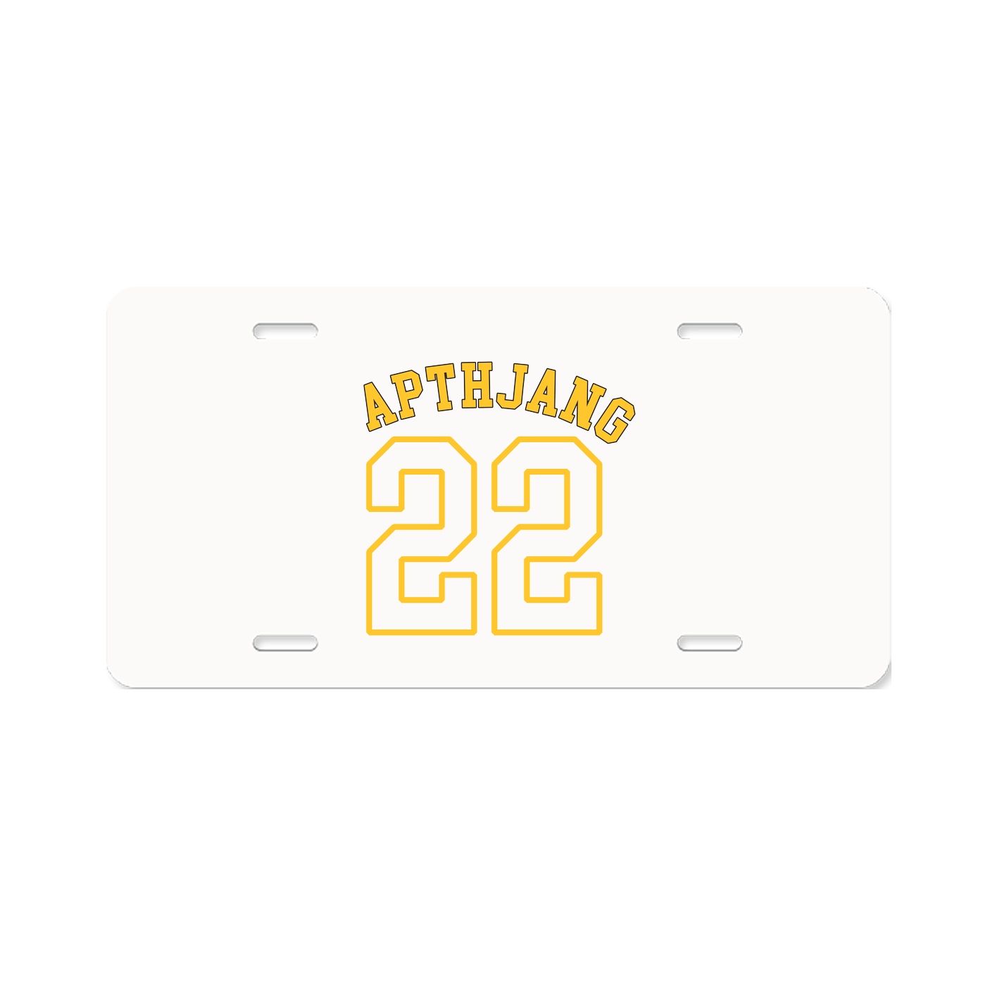 License Plate — Shirsey Arch in Classic