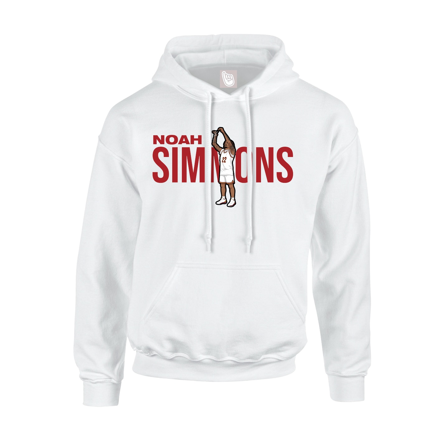 Youth Hoodie — Player Name in White