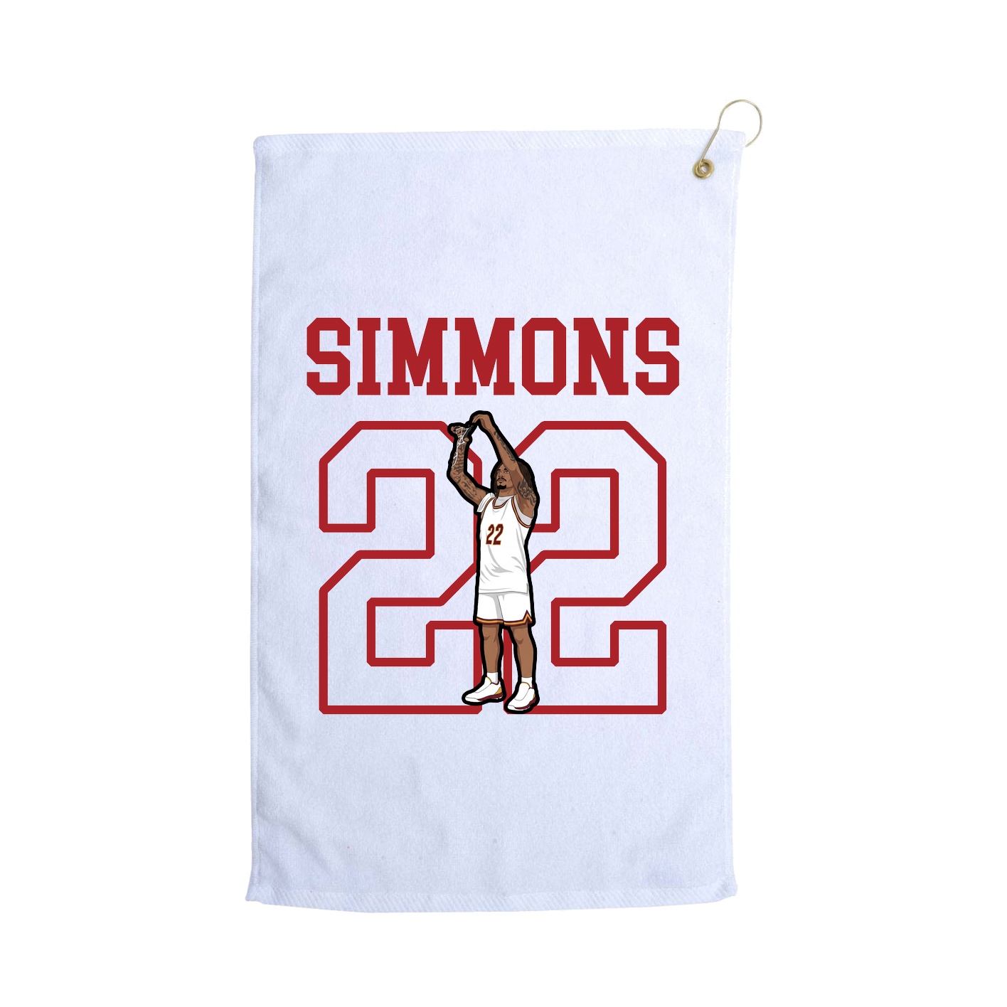 Golf Towel — Shirsey in White