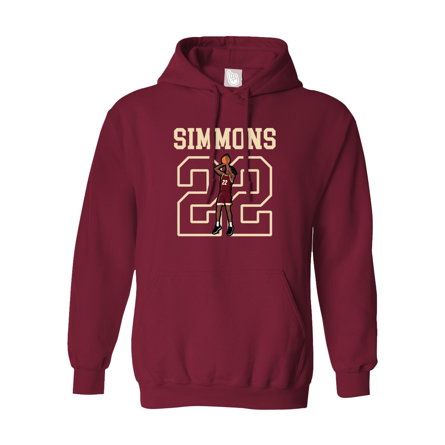 Hoodie — Shirsey in Cardinal