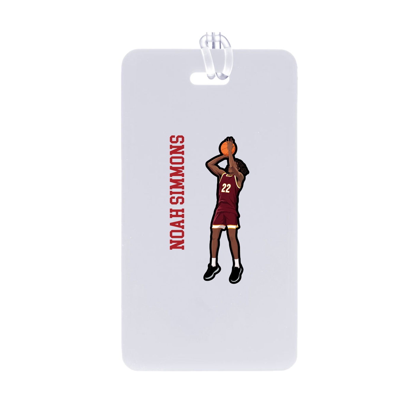 Bag Tag — Name Vertical in Classic