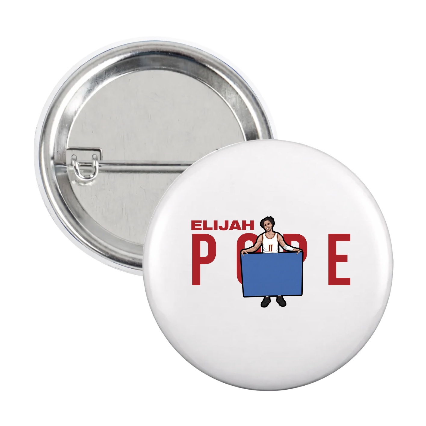 Game Day Button — Player Name in White
