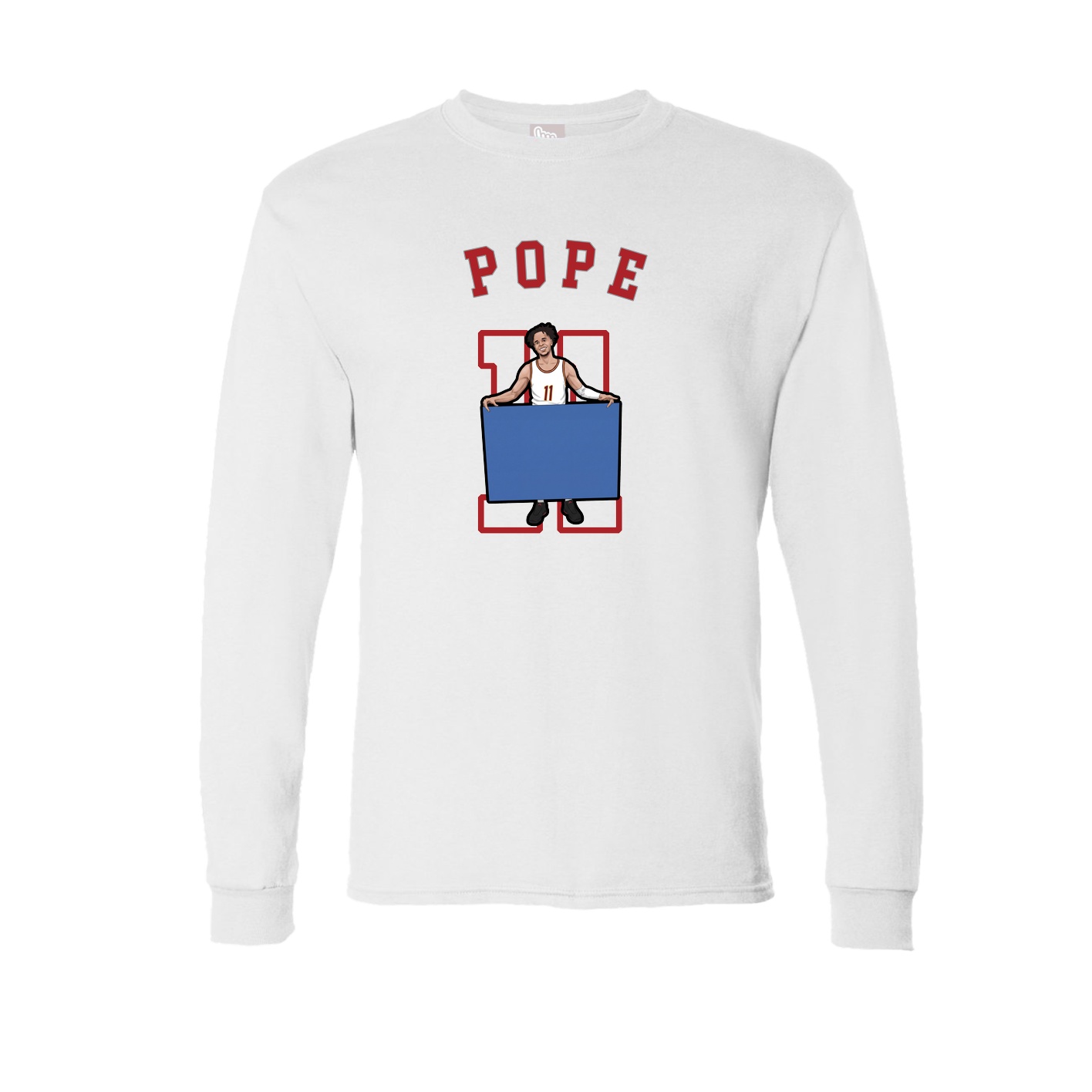 Long Sleeve Tee — Shirsey Arch in White