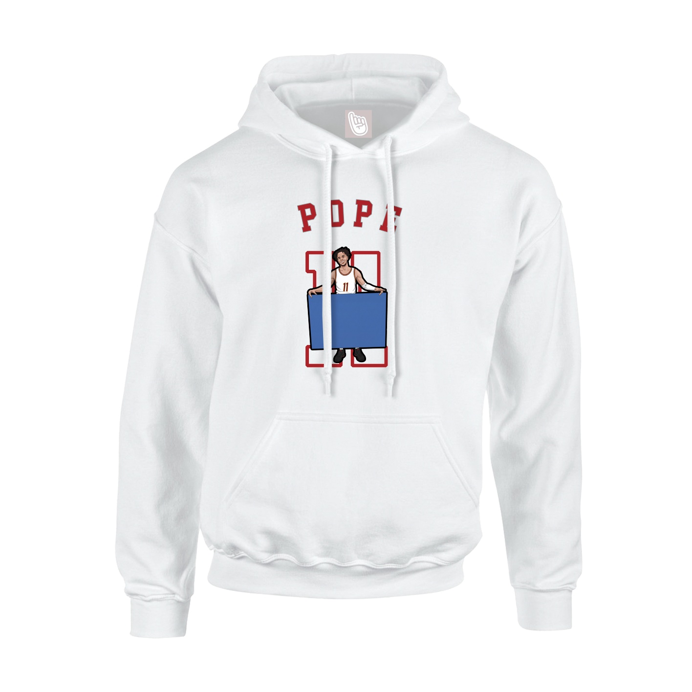 Hoodie — Shirsey Arch in White