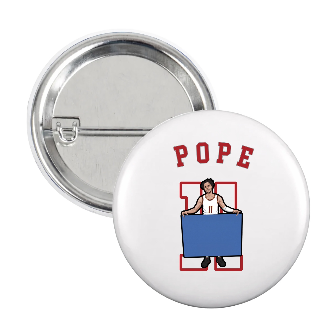 Game Day Button — Shirsey Arch in White