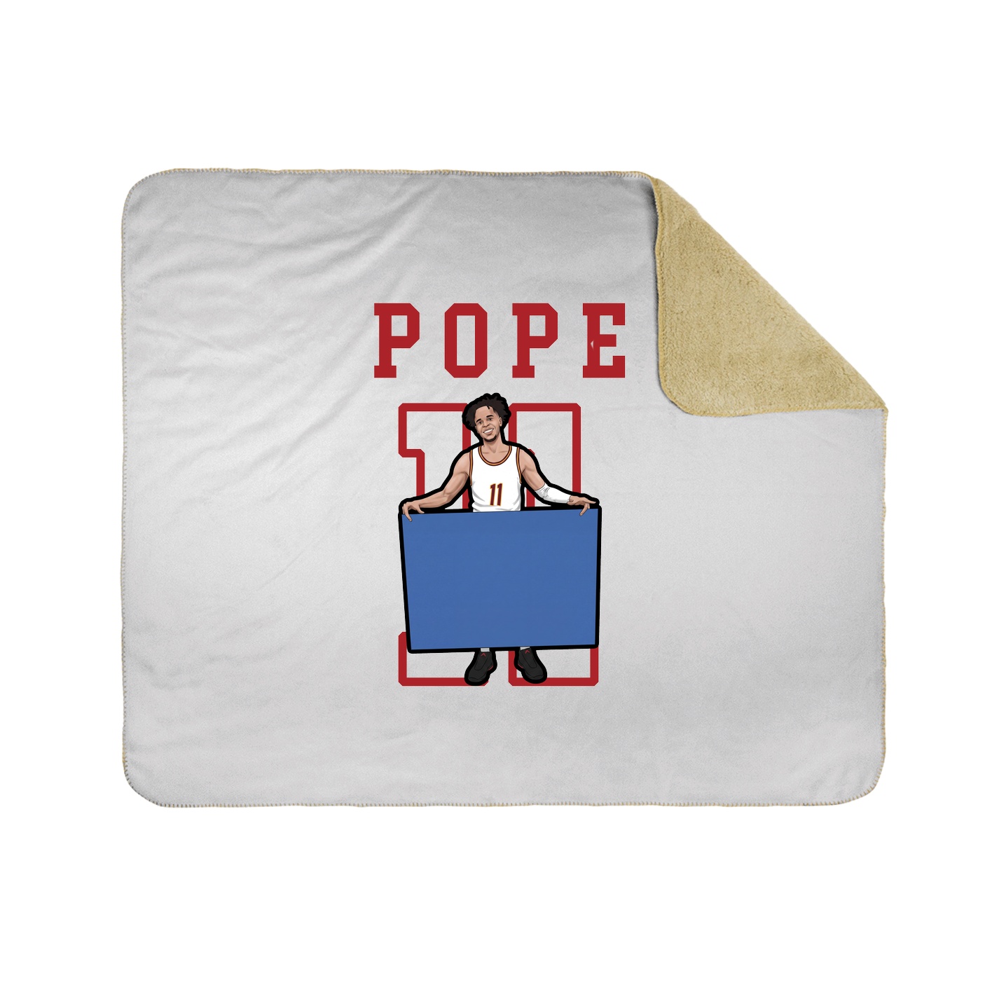Throw Blanket — Shirsey in White