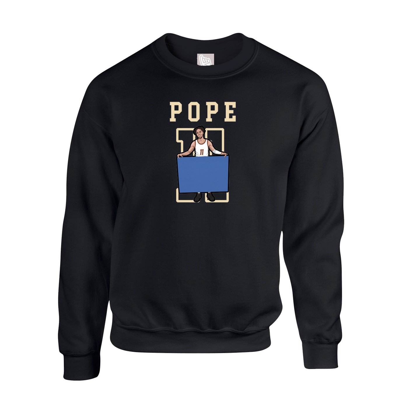 Fleece Crew — Shirsey in Black