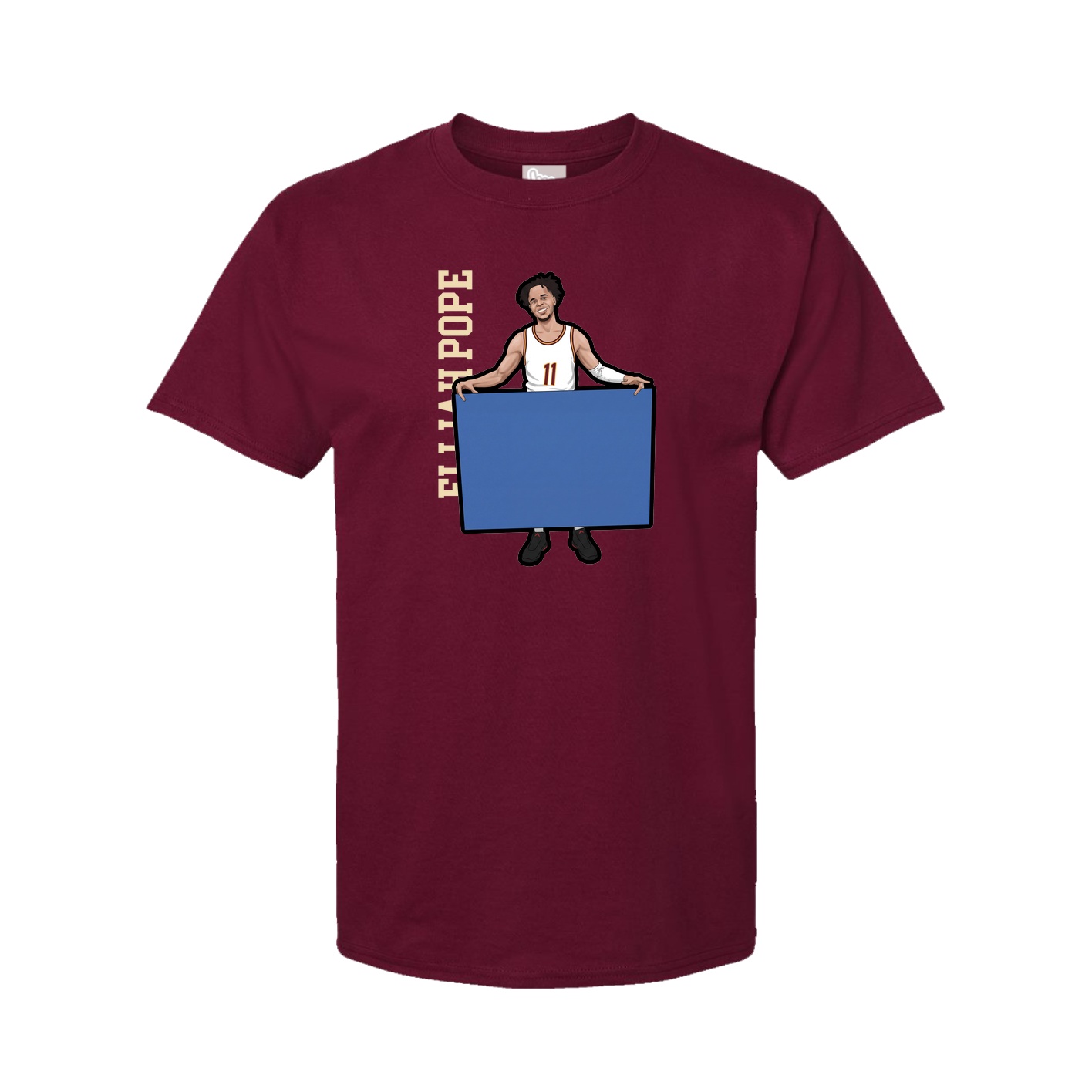 Tee — Name Vertical in Cardinal