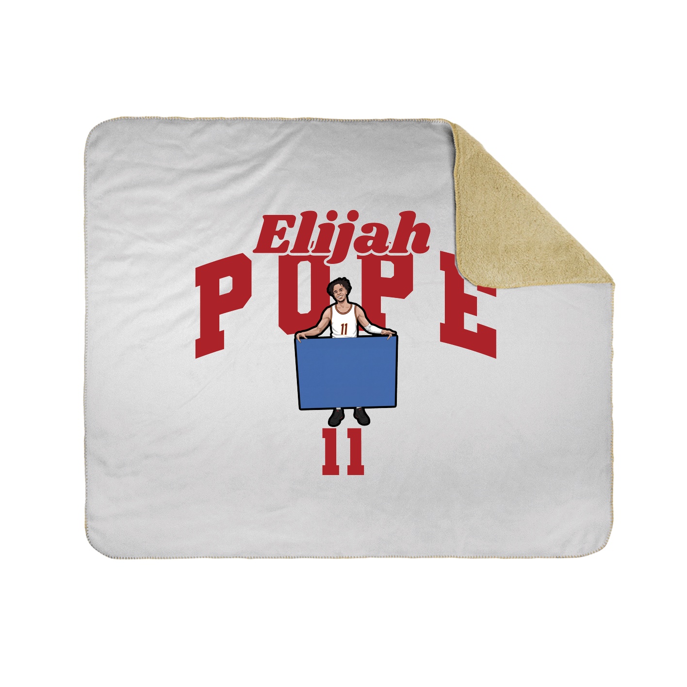 Throw Blanket — Signature Arch in White