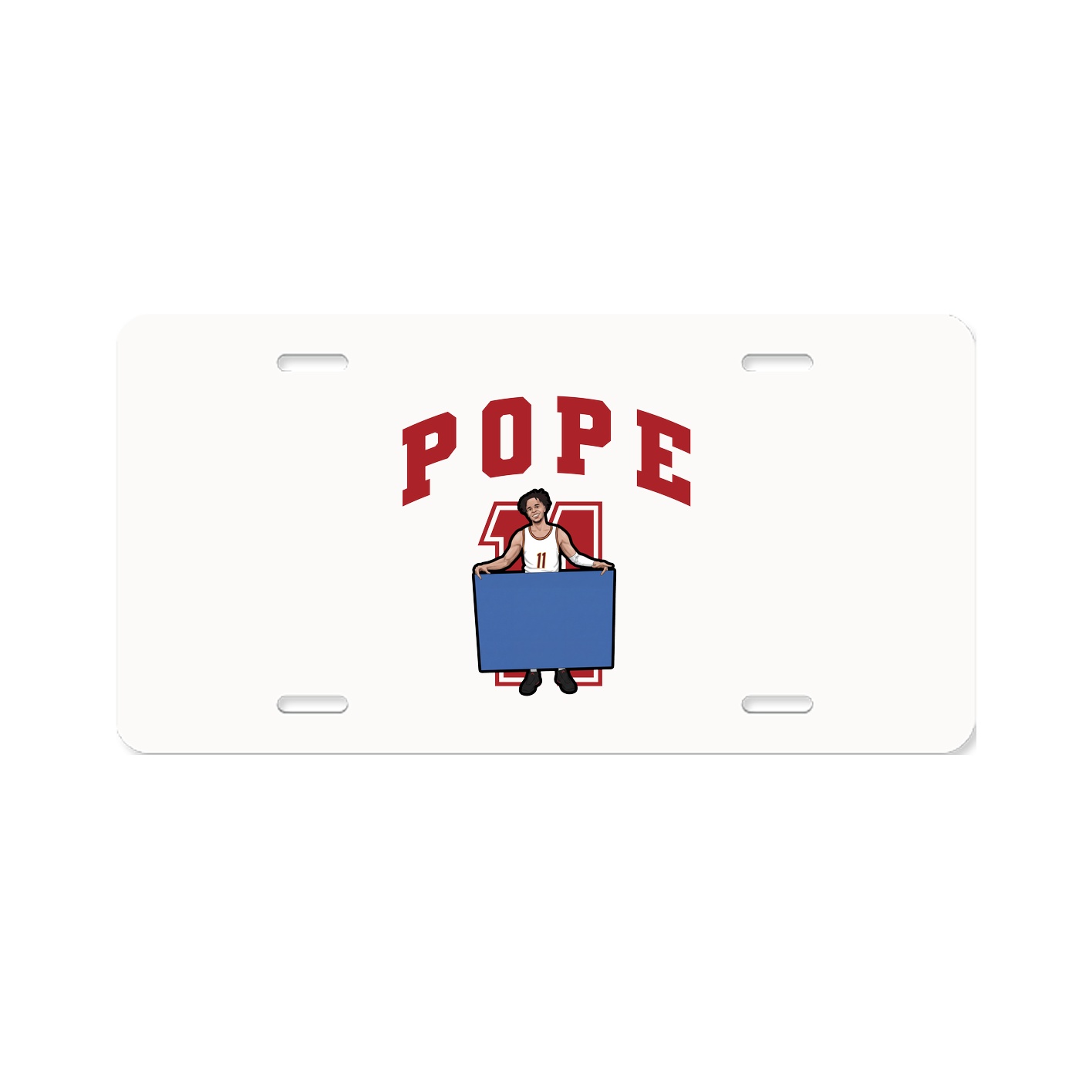 License Plate — Number in Classic