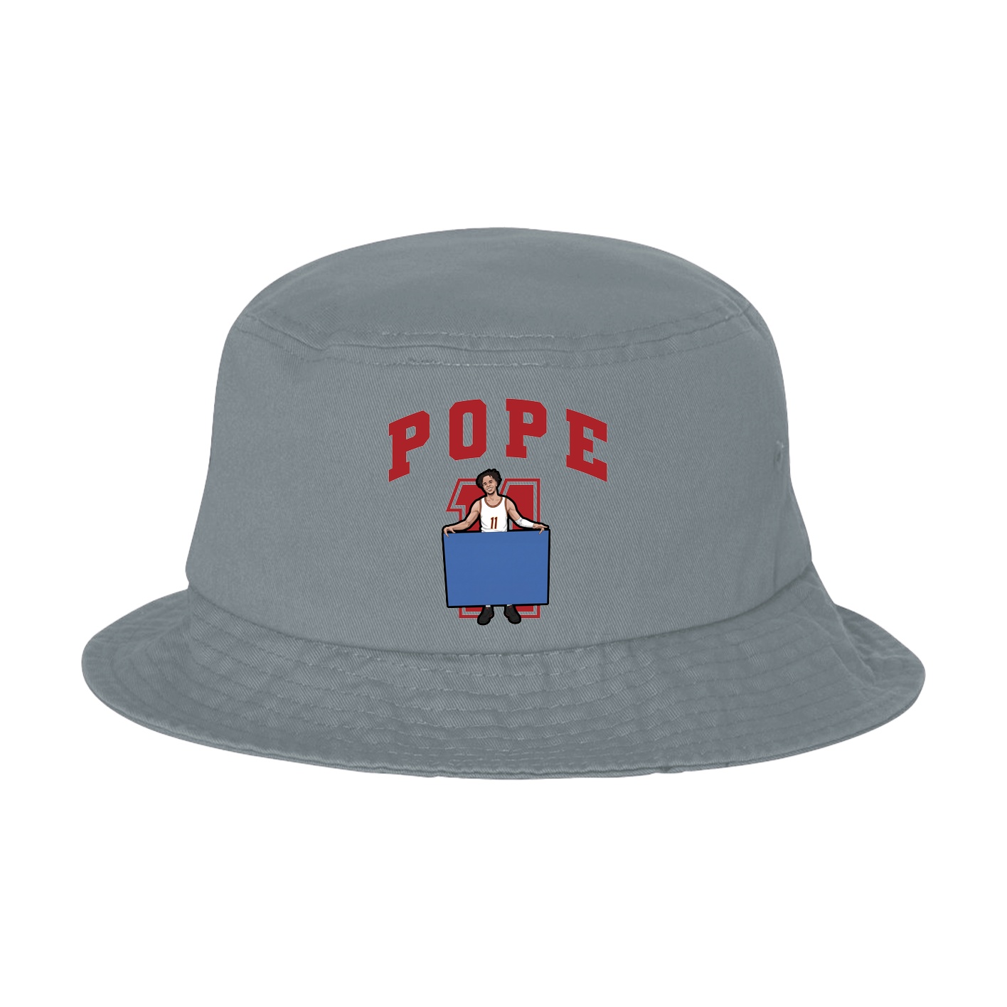 Bucket Cap — Number in Grey