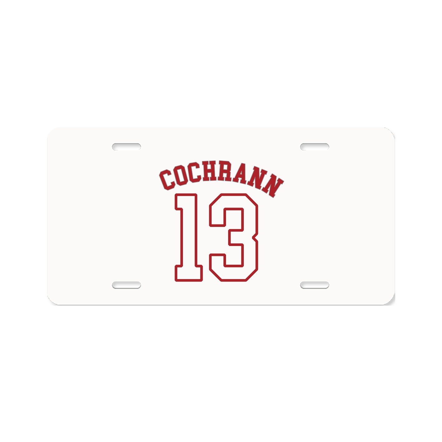 License Plate — Shirsey Arch in Classic