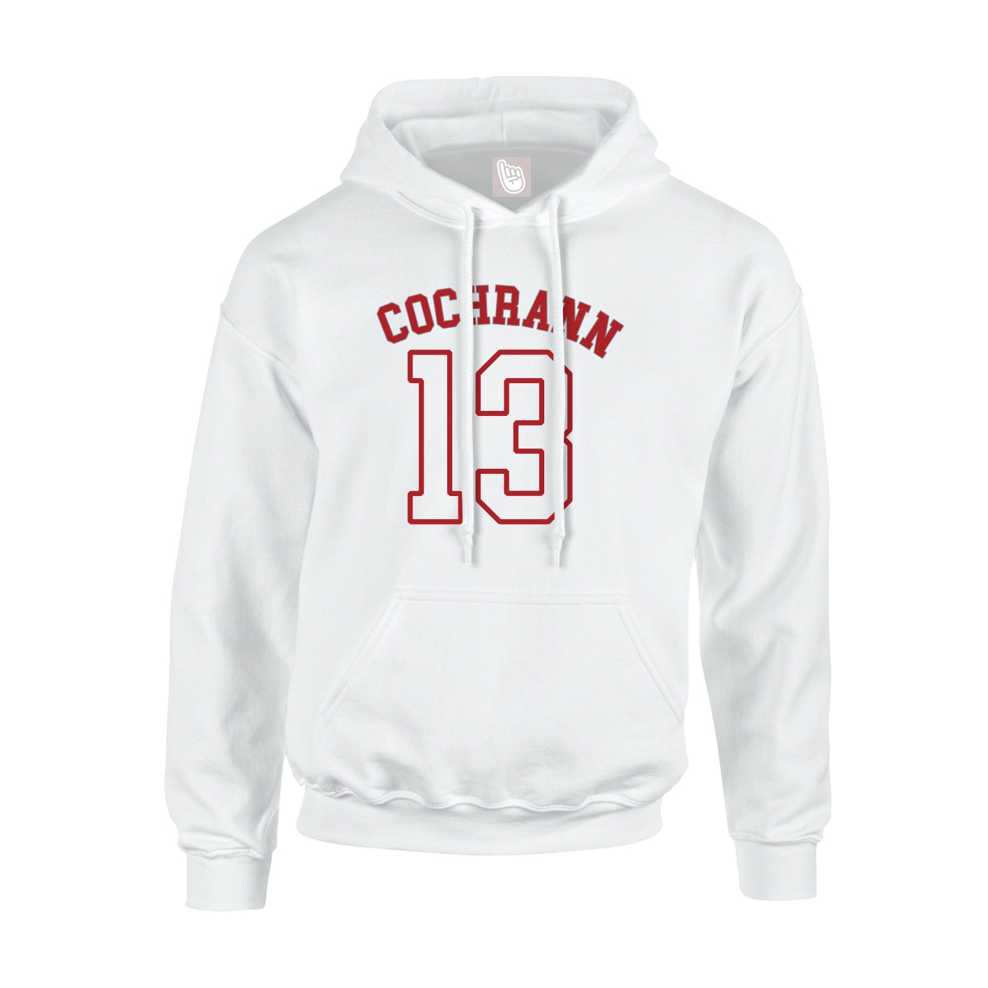 Youth Hoodie — Shirsey Arch in White