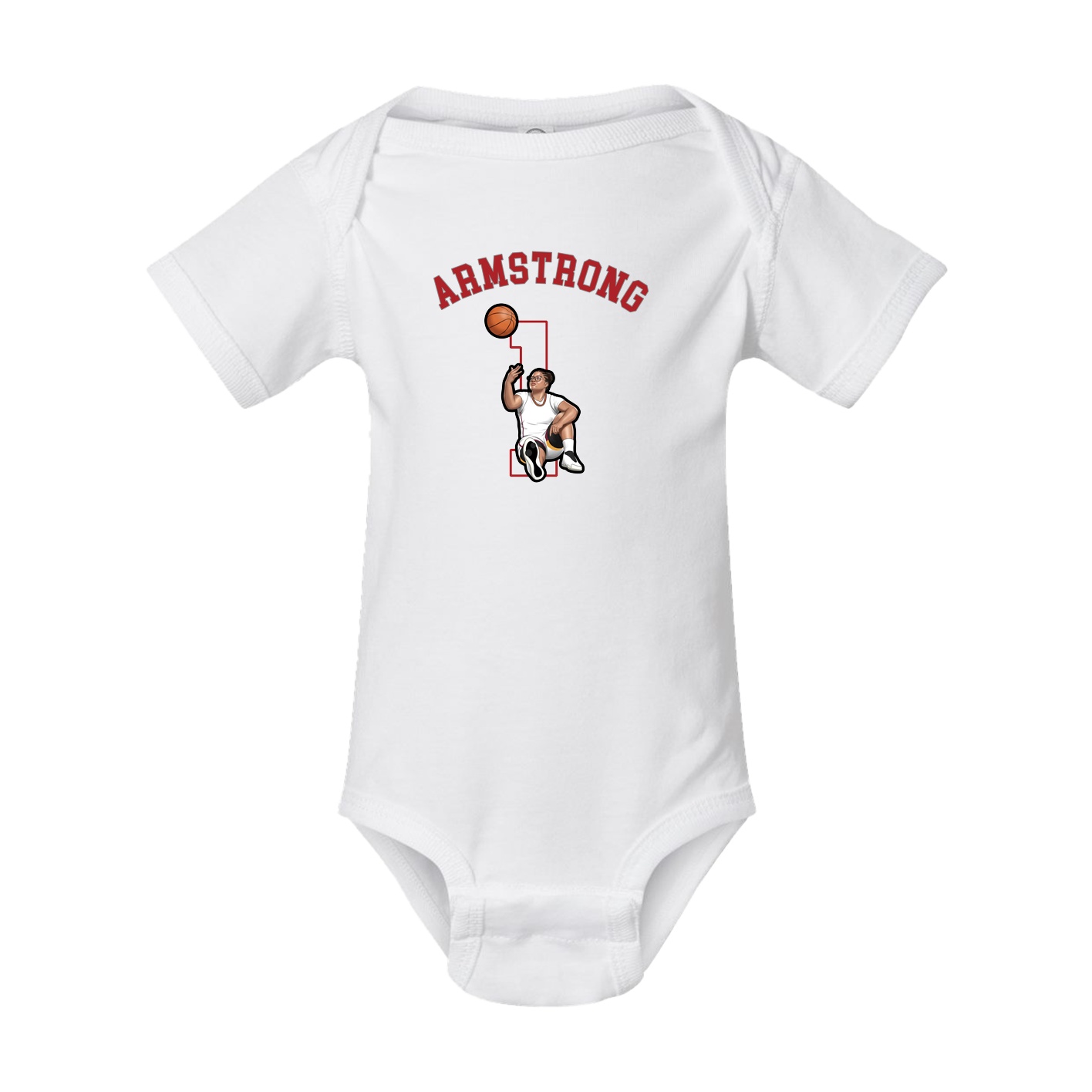 Baby Onesie — Shirsey Arch in White