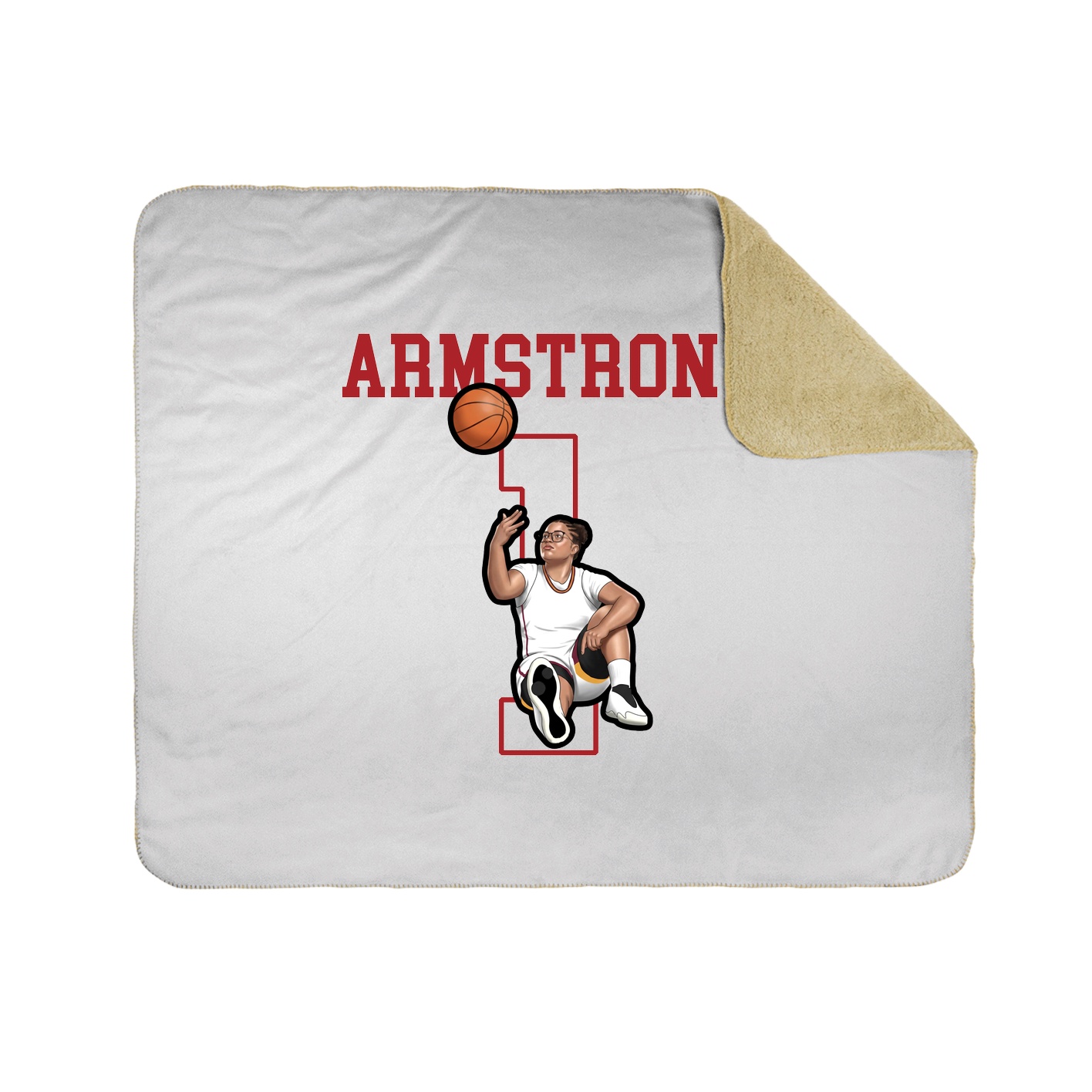 Throw Blanket — Shirsey in White