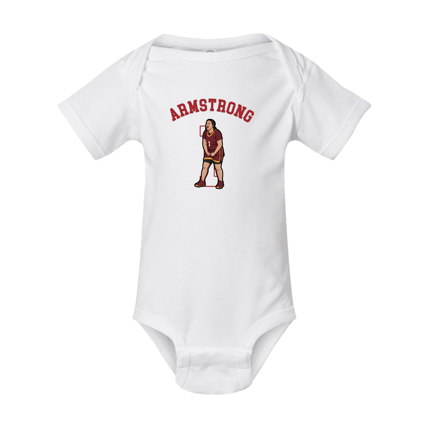 Baby Onesie — Shirsey Arch in White