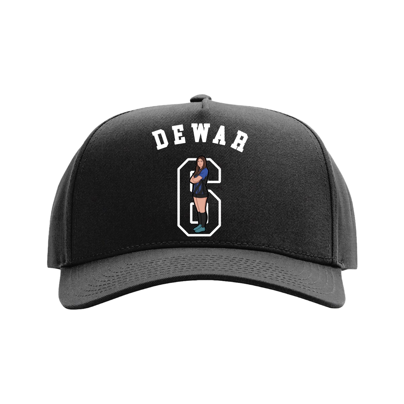 Full Fabric Five-Panel Champ Cap