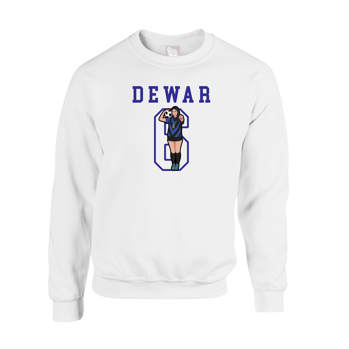 Fleece Crew — Shirsey in White