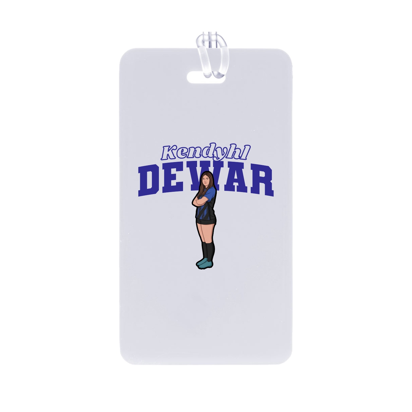 Bag Tag — Name Arch in Classic