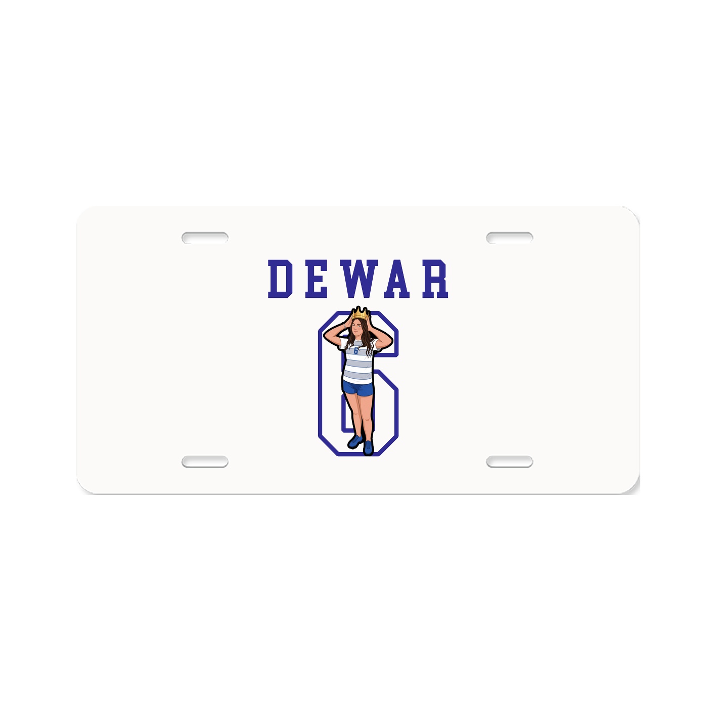 License Plate — Shirsey in Classic