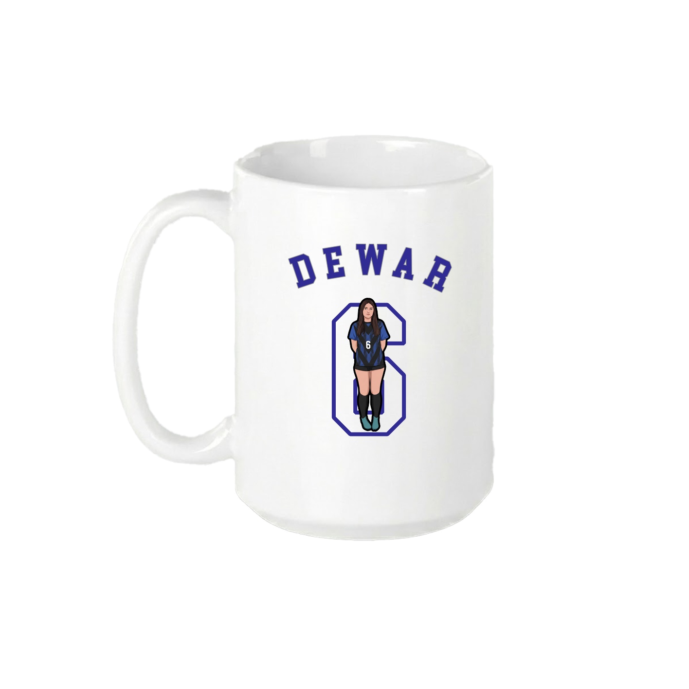 15oz Coffee Mug — Shirsey Arch in White