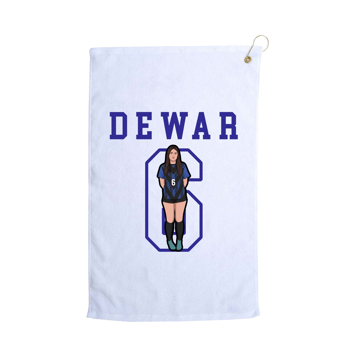 Golf Towel — Shirsey in White