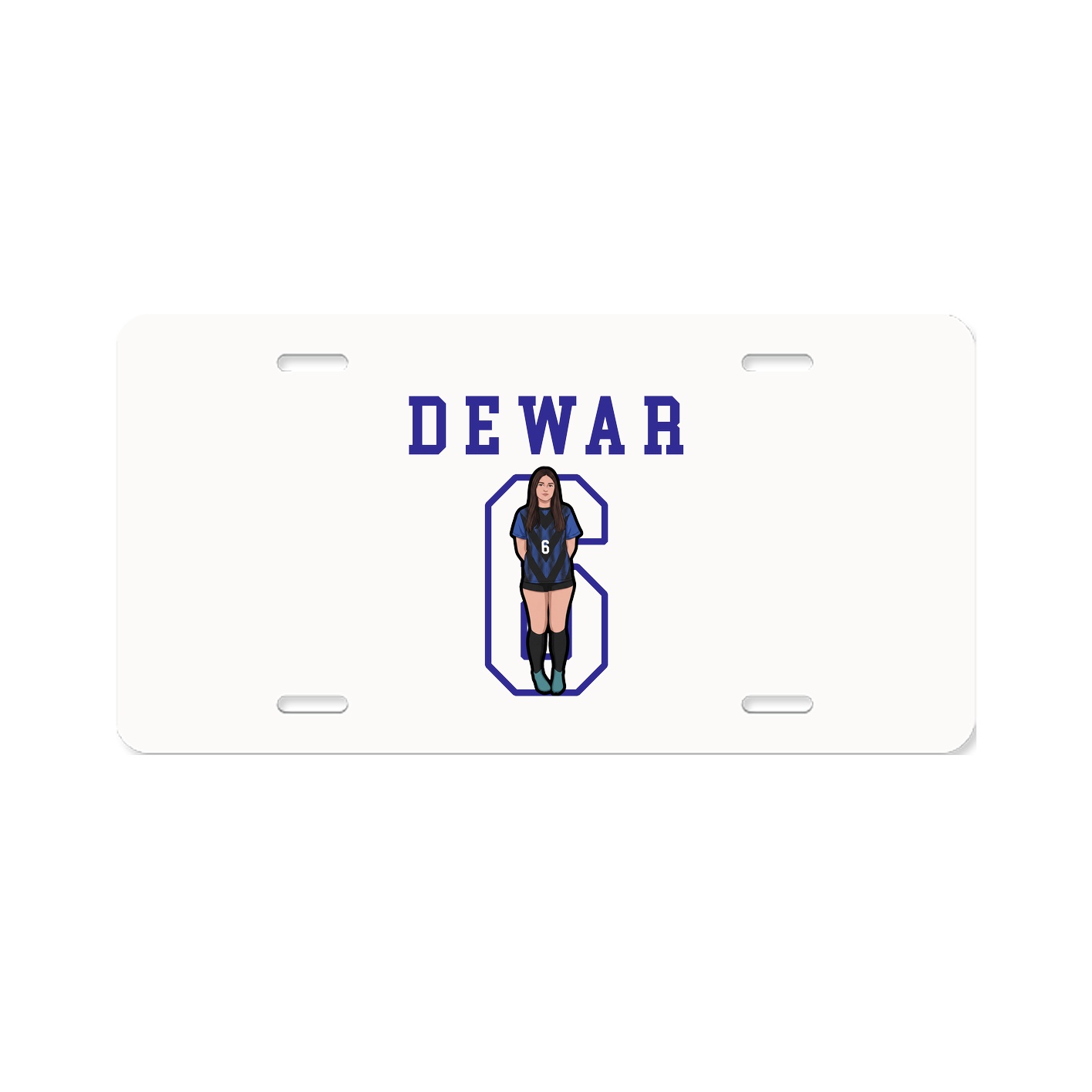 License Plate — Shirsey in Classic