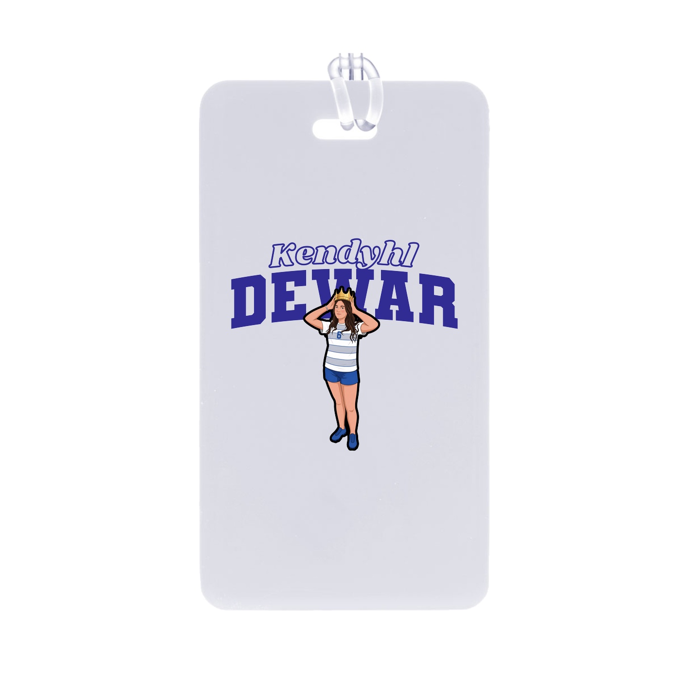 Bag Tag — Name Arch in Classic
