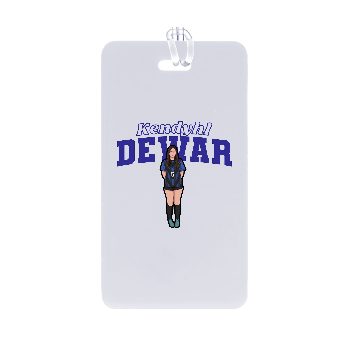 Bag Tag — Name Arch in Classic