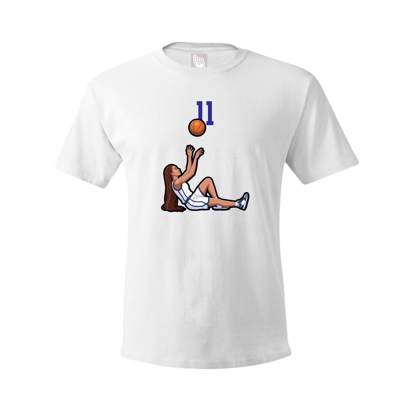 Tee — Number Top in White