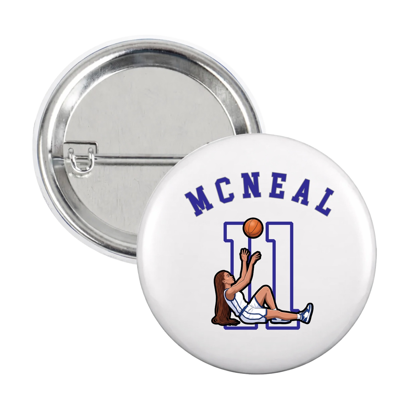 Game Day Button — Shirsey Arch in White