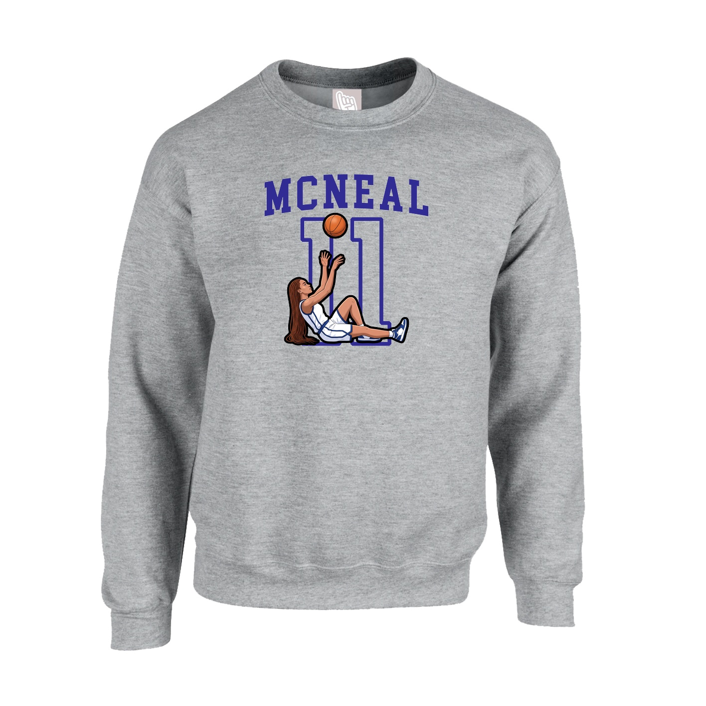 Fleece Crew — Shirsey in Grey