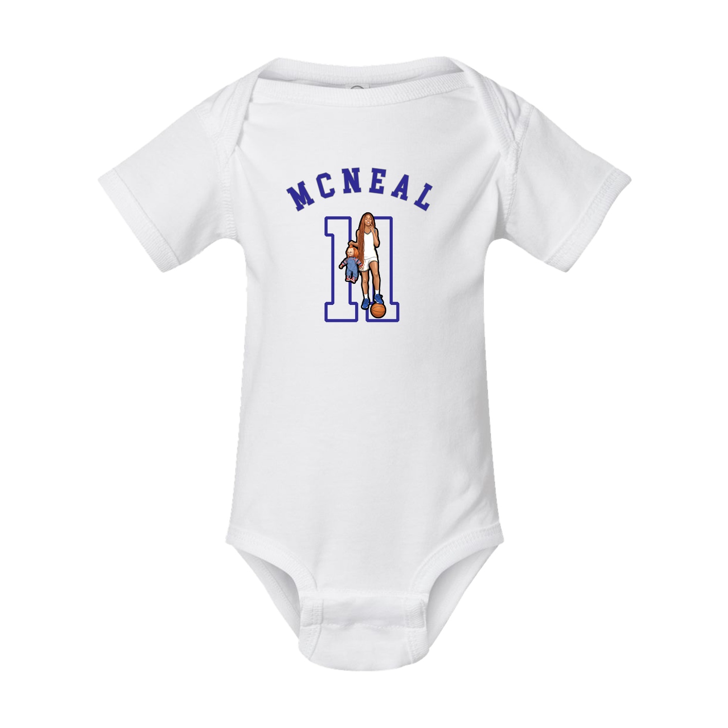 Baby Onesie — Shirsey Arch in White