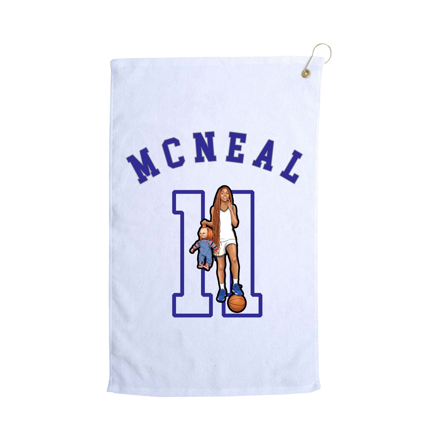Golf Towel — Shirsey Arch in White