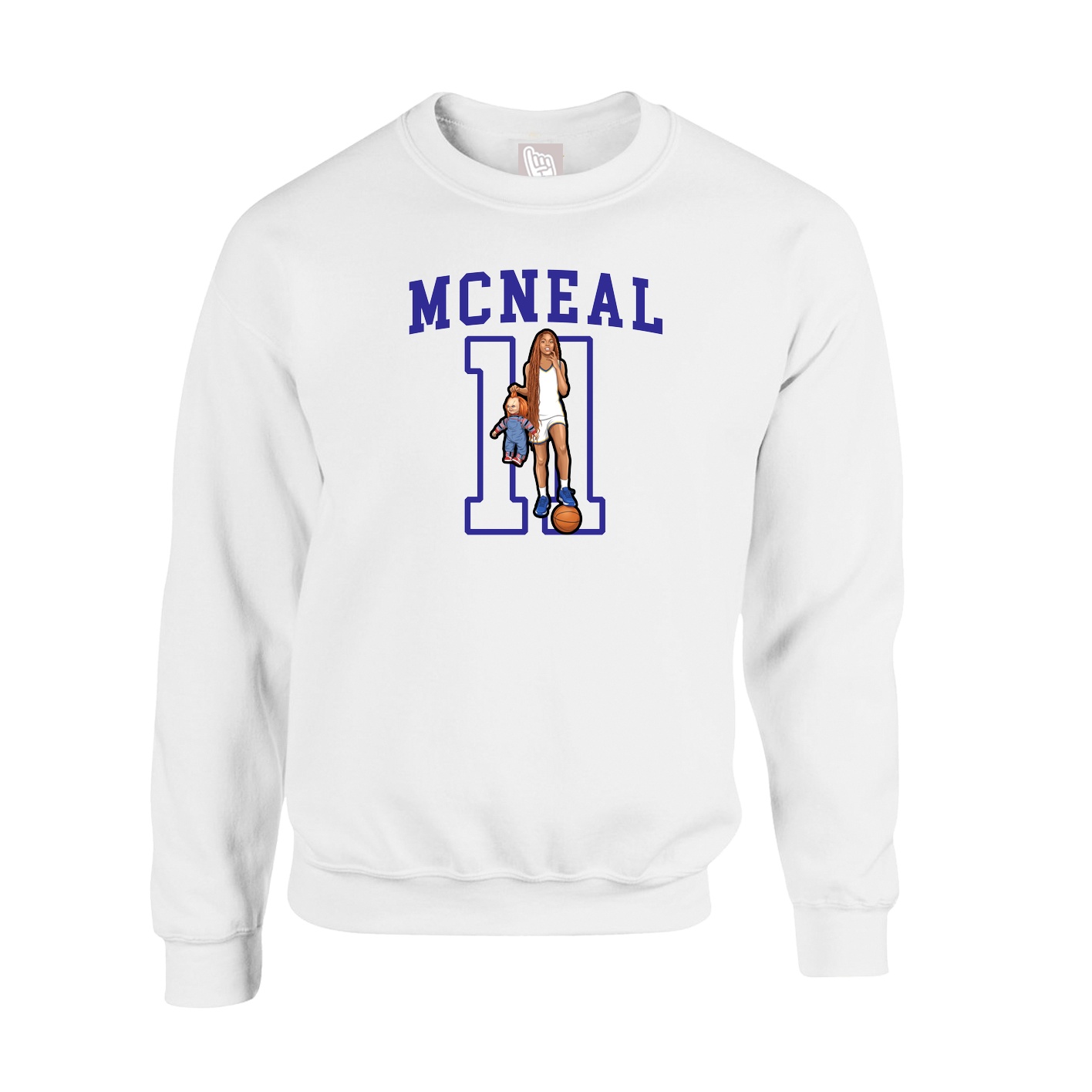 Fleece Crew — Shirsey in White