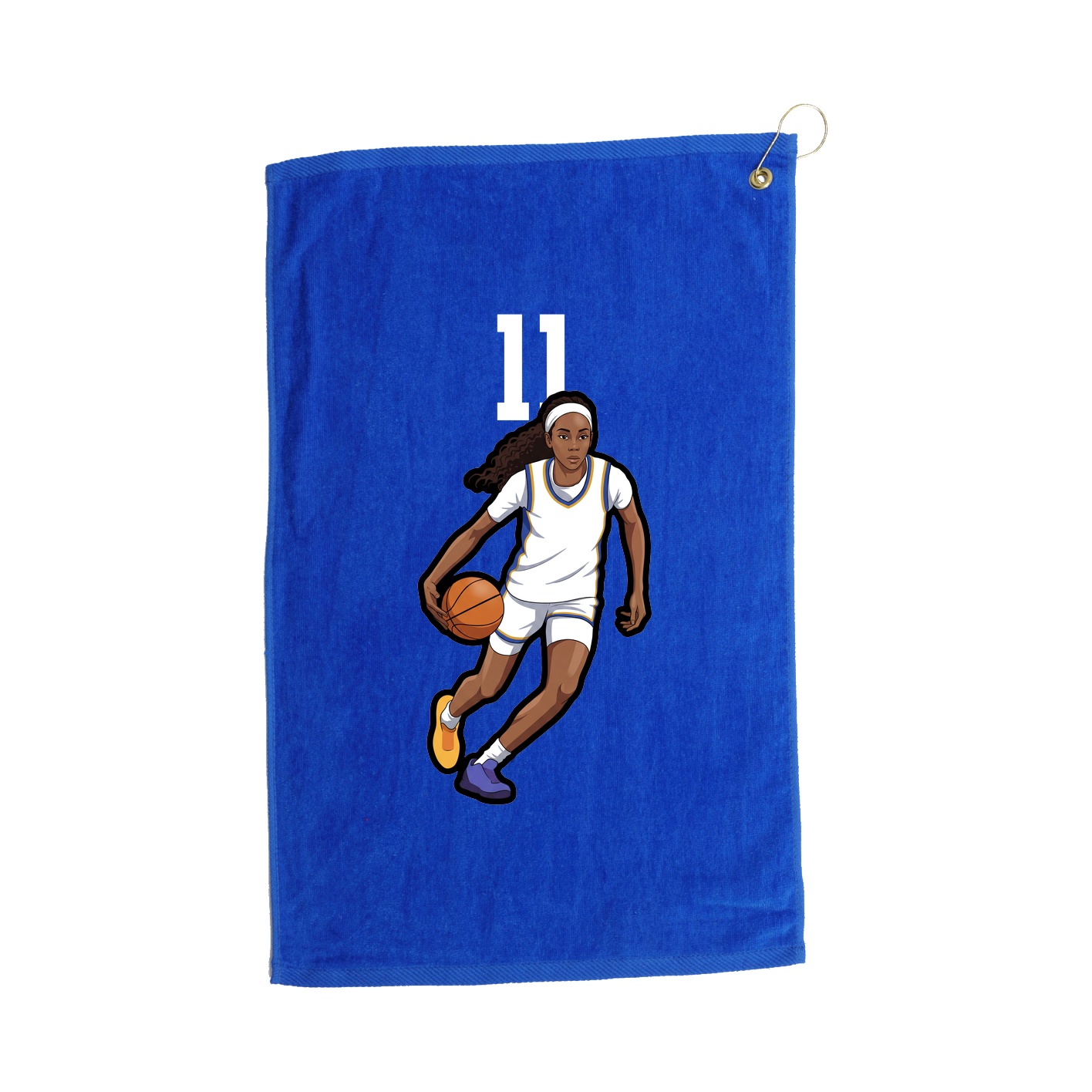 Golf Towel — Number Top in Royal