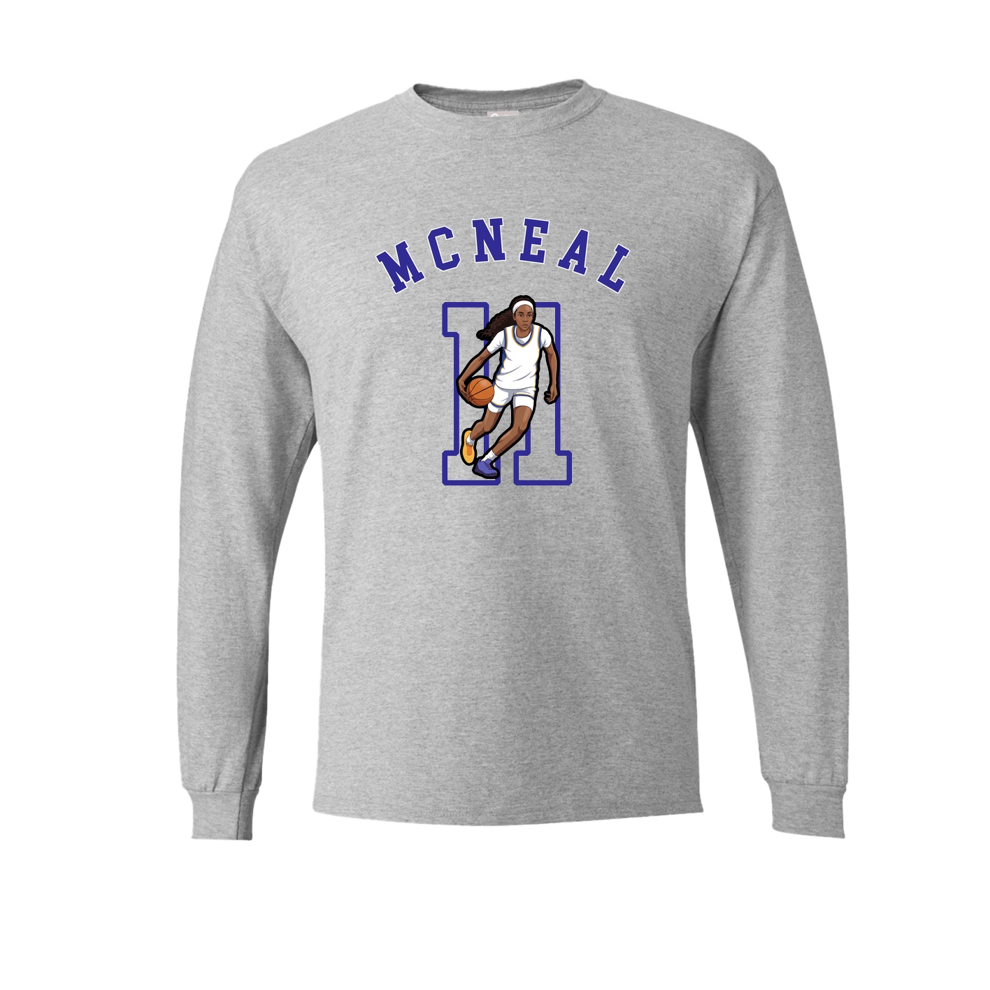 Long Sleeve Tee — Shirsey Arch in Grey